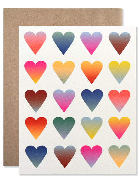 Neon Gradient Hearts