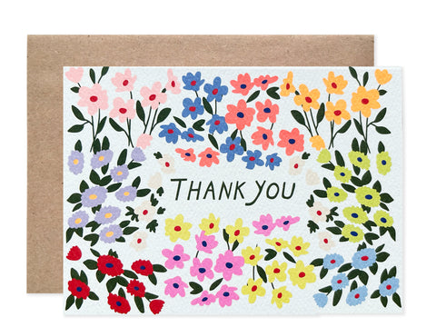 Thank you / 4 bar / Thank You Cottage Garden - wholesale case of 6