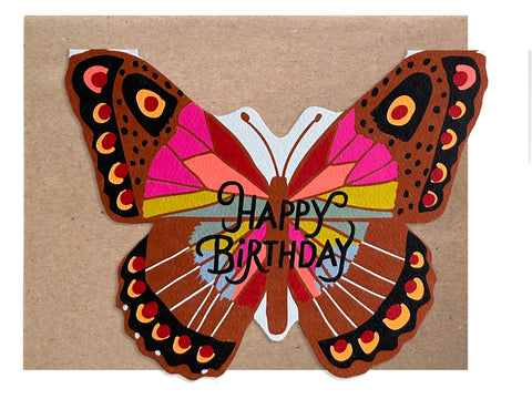 Cut out Butterfly Rainbow