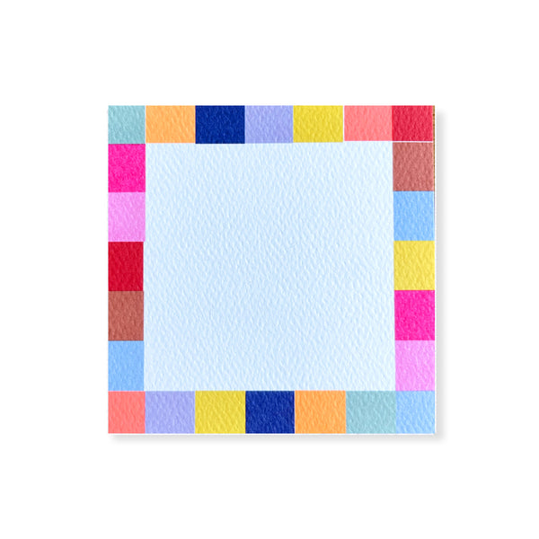 48 Checkered Small Square Notes