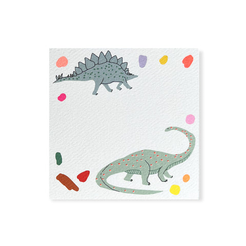 48 Dinos Small Square Notes