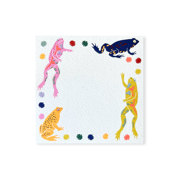48 Frogs Small Square Notes