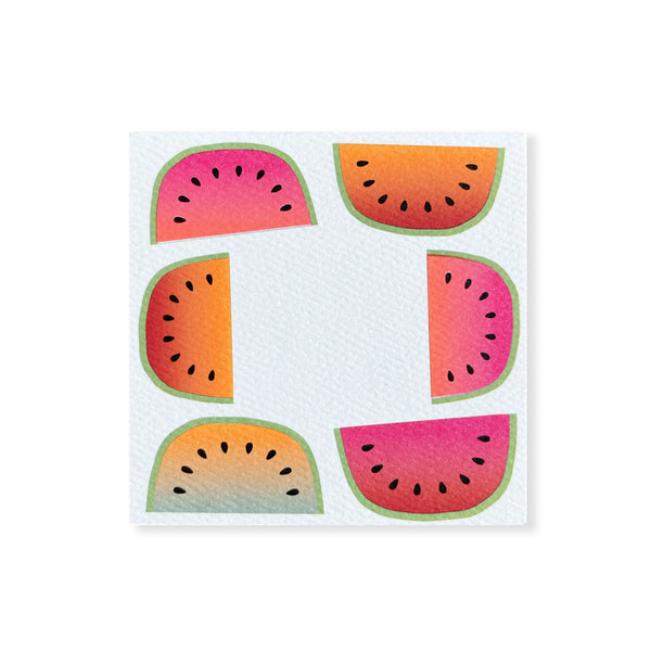 48 Watermelon Small Square Notes