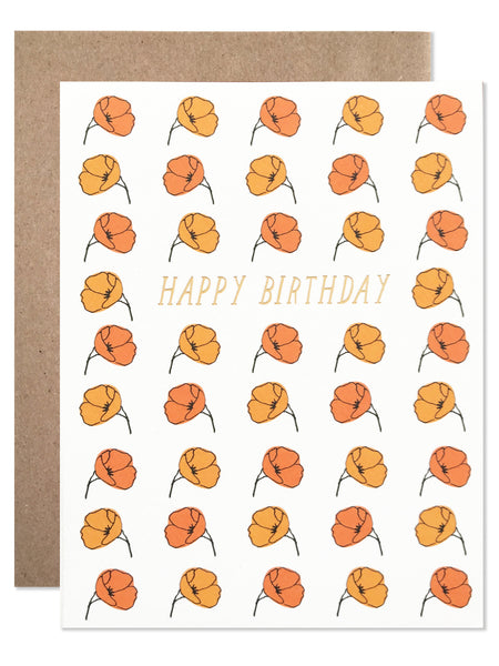 Happy Birthday California Poppies