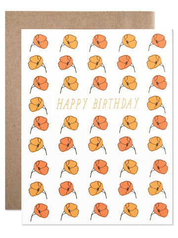 Happy Birthday California Poppies