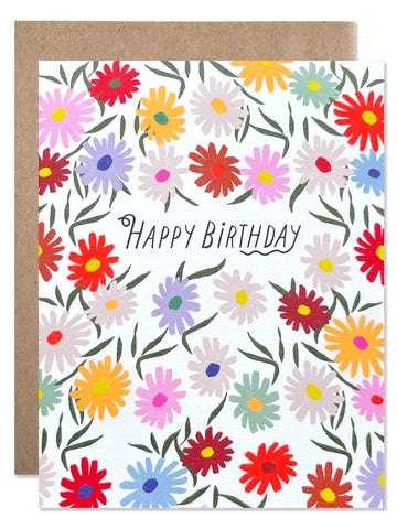 Birthday / HBD Wild Daisies - wholesale set of 6