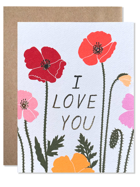 I Love You Poppies