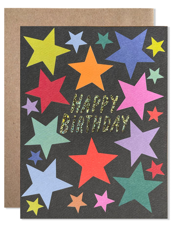 Birthday /  Happy Birthday Stars - wholesale case of 6